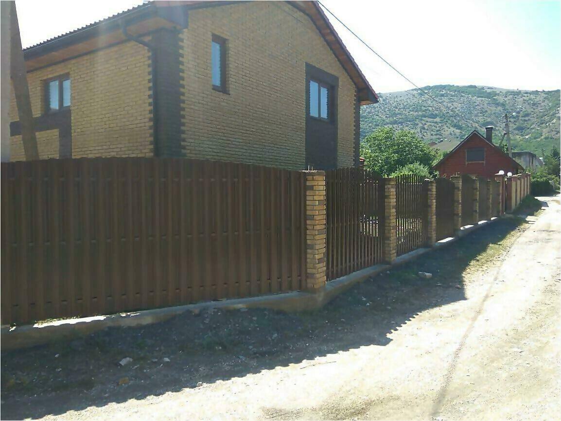 забор из штакетника 110м фото7 в Владимире