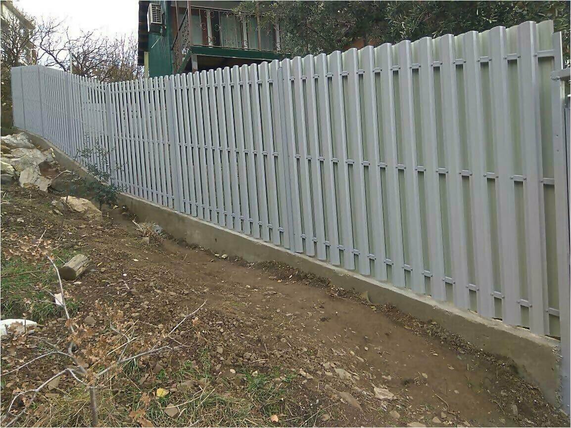 Забор из штакетника 115м фото5 в Владимире