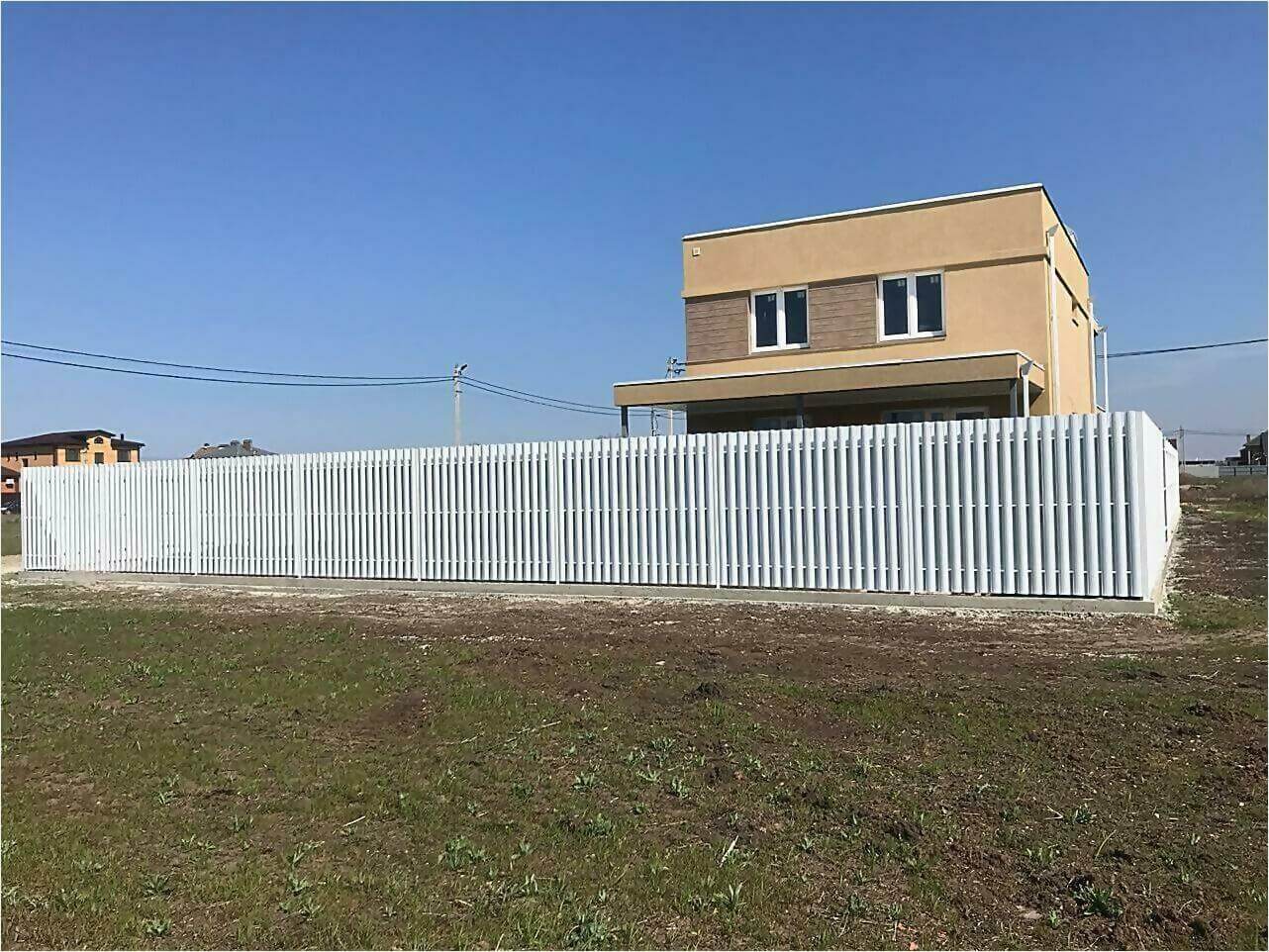 забор из штакетника 95м фото4 в Владимире