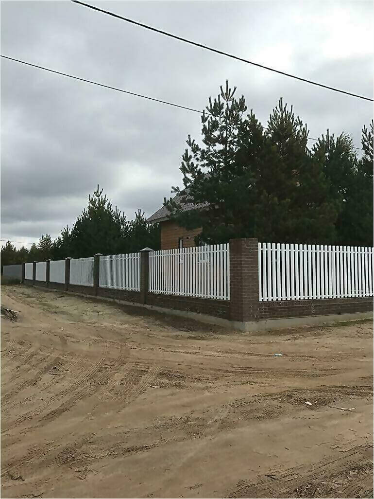 забор из штакетника 95м фото5 в Владимире
