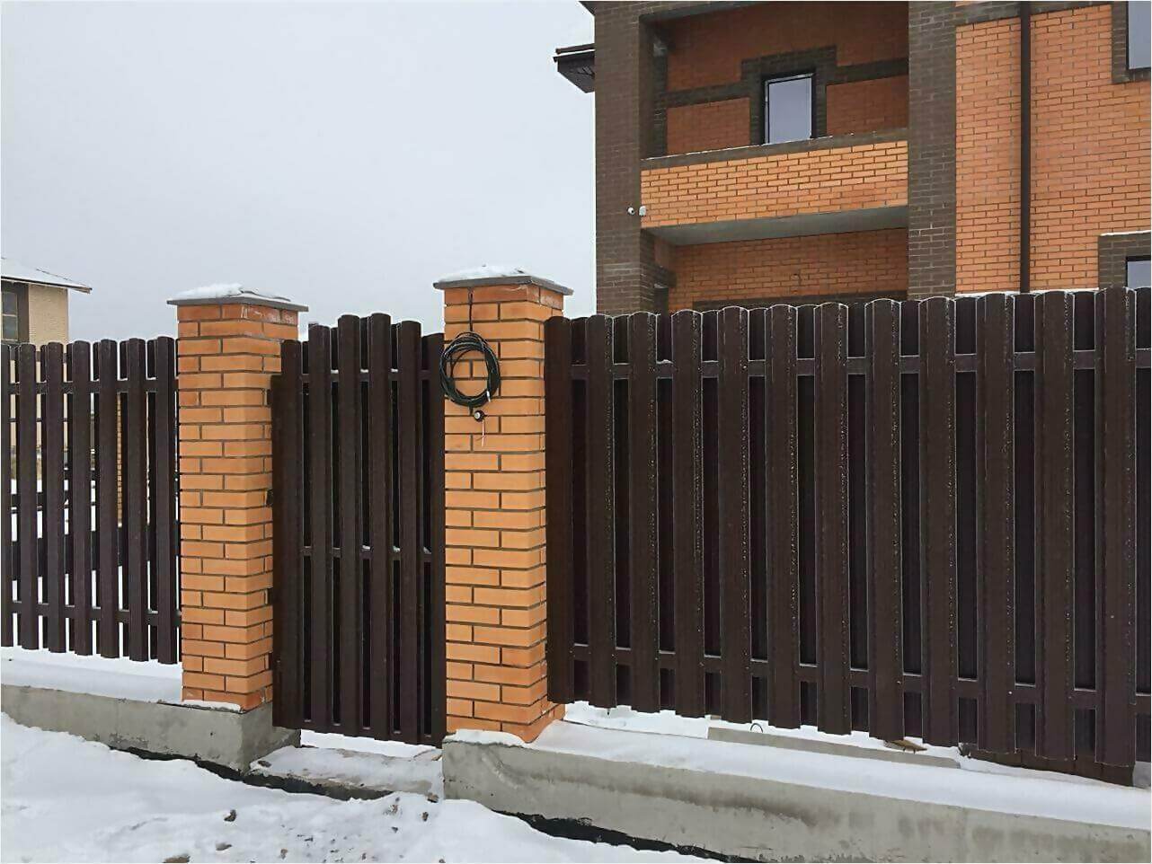 Забор из штакетника 95м фото2 в Владимире