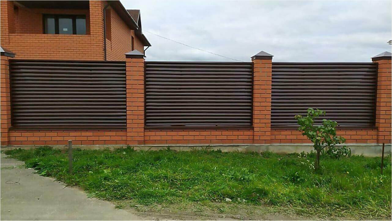 забор жалюзи шоколад фото3 в Владимире
