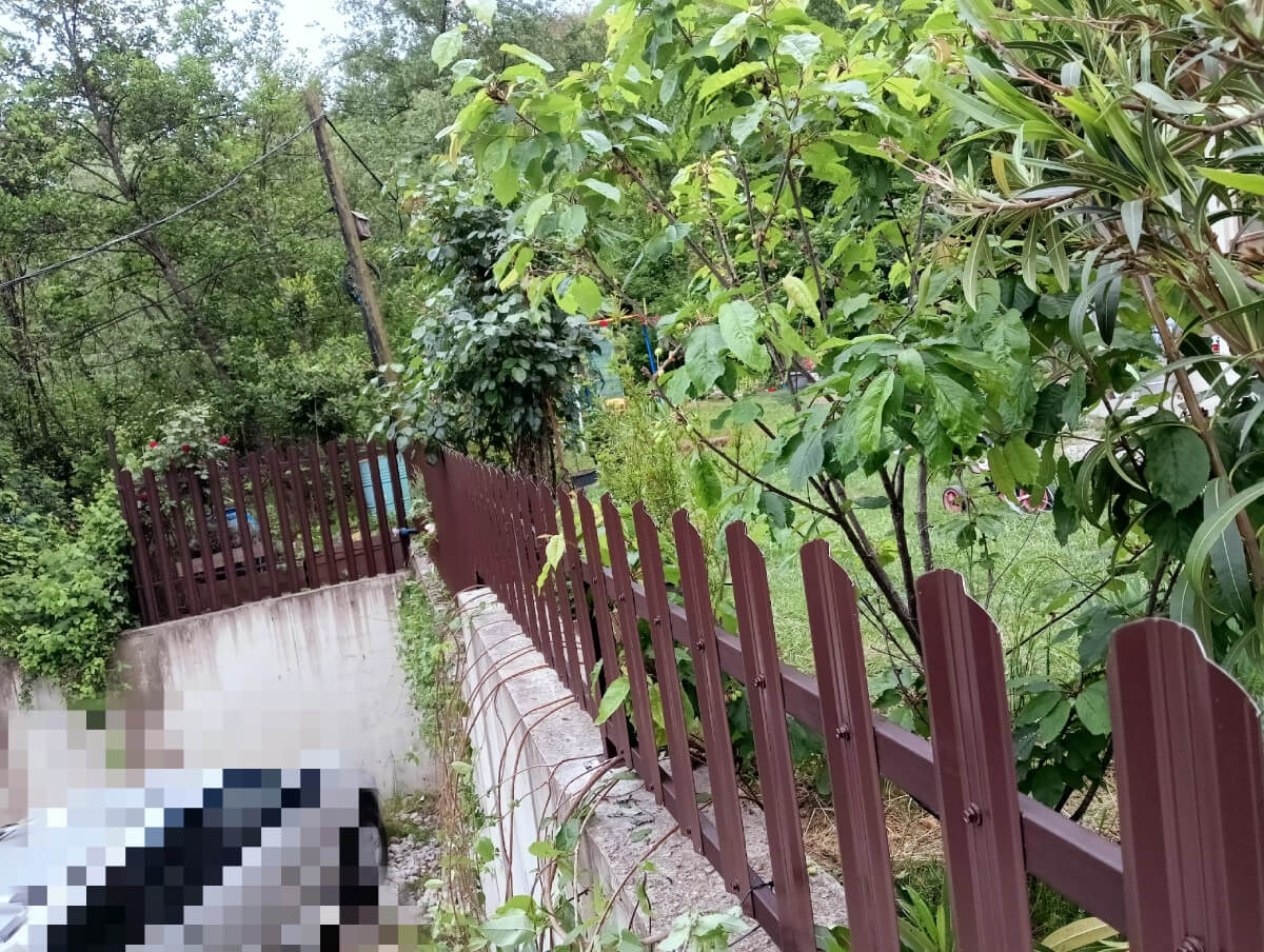 Забор из евроштакетника 18м RAL8017/8017 Шоколад двусторонний фото 1 в Владимире