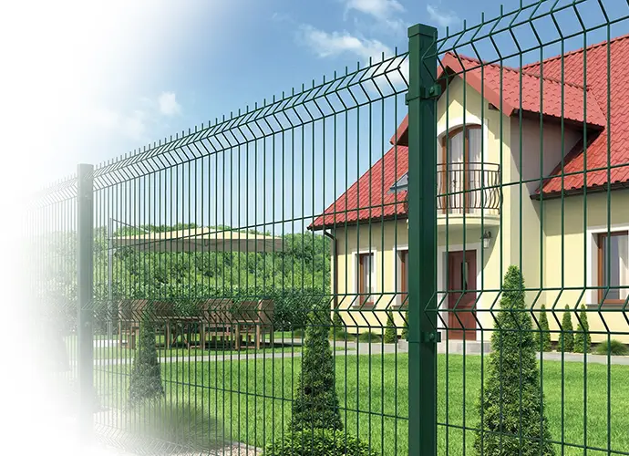 Забор из 3D сетки гиттер в Владимире с установкой под ключ