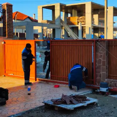 Установка автоматических ворот под ключ